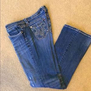 MEK Osaka Faded Straight Leg Jeans Size 31/34